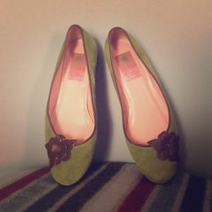 Lilly Pulitzer suede flats